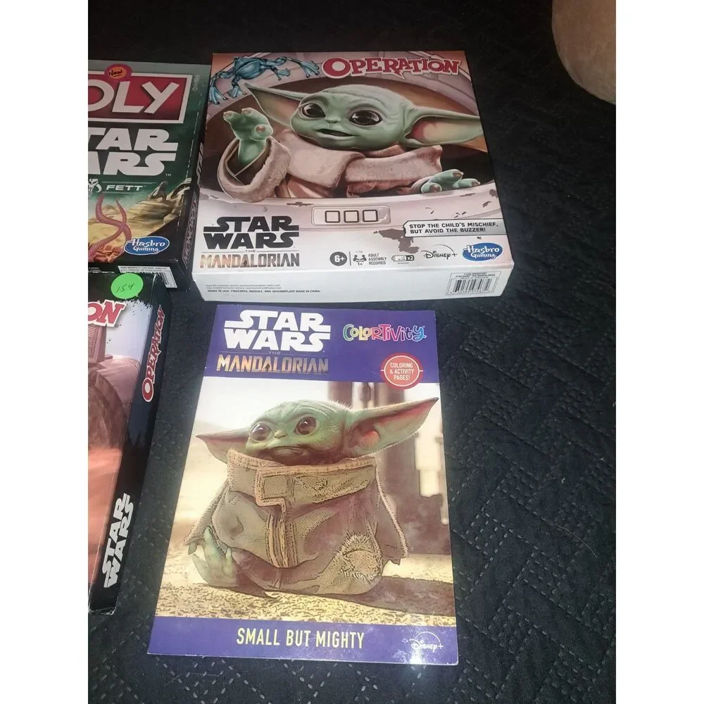 Lot of New & Pre-Owned Star Wars Games inc 2x Operation - Monopoly bonus book